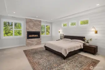 Ascend to discover a sumptuous primary retreat complete with ambient fireplace and resort-caliber ensuite bathroom.
