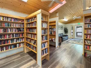 The Book Nook is a free library located across from Division 6, next to the laundromat.