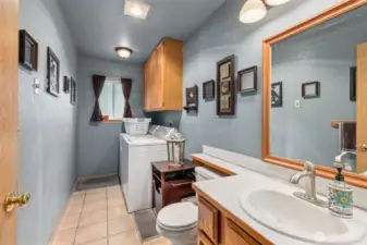 Main Floor Powder Room & Laundry