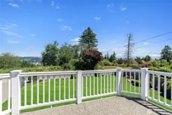 Deck off of Master Bedroom.