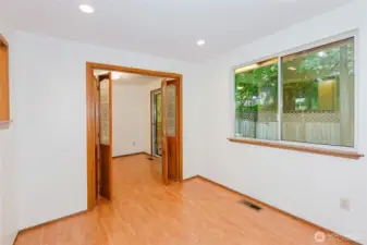 This room could be used for all kinds of activies.
