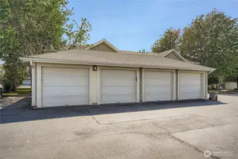 One car garage include with one extra parking space.