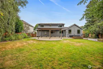 Large backyard - view from back fence toward house.