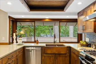 Checkout that Hammered Copper Sink!