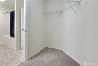 walk-in closet completes the primary suite.