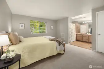 Primary bedroom suite