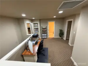 landing top of the stairs