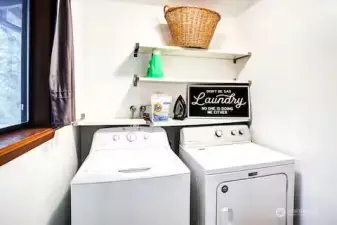 Lauundry room upstairs