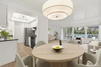 dining room - staged