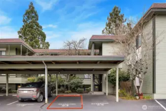 dedicated parking space