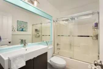 Updated main floor bathroom.