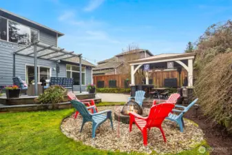 Firepit for summertime fun.