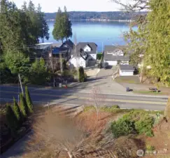 View of the Hood Canal and Olympic Mountains