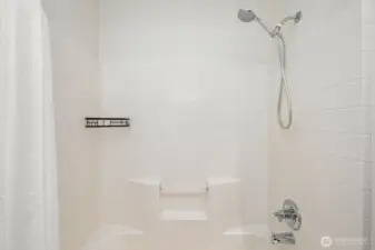 professionally cleaned bathtub & shower