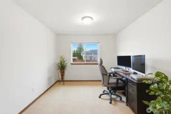 Flex space is great for play area or home office.