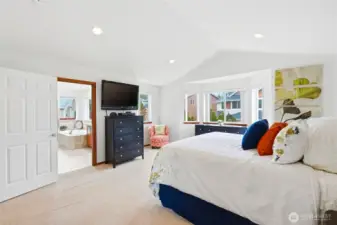 Southern exposure floods inside to keep things light and bright.