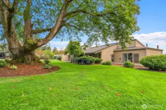 View of the clubhouse which features an exercise room, full size kitchen, library, game room, exercise room, pool table and an on-site manager's office.