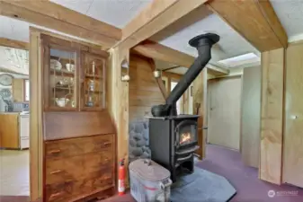 Wood burning stove