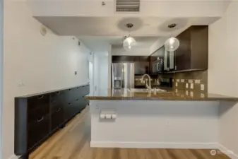 Updated with custom storage, flooring and fixtures.