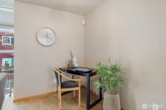 Nook in living room