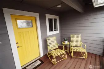 Covered front porch