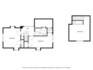 Floorplan of 2nd floor of 407 N 6th St