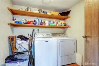 Main floor laundry room