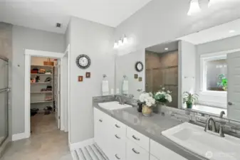 Primary bathroom/closet