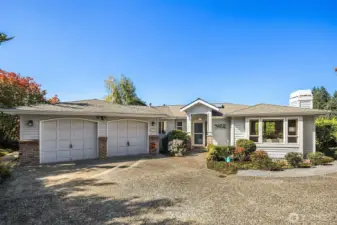 The home has an open floorplan with perfectly proportioned rooms.   The home is a very comfortable 2560 sf of living space.