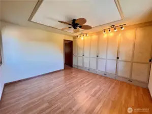 Full length closet.