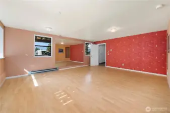 The basement does have it's own entrance door.