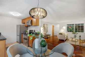 Looking back towards front entry