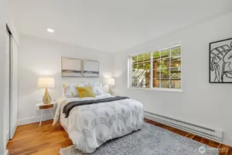 Entering primary bedroom