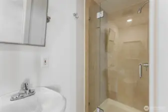 Private attached 3/4 bathroom