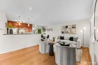 Spacious floorplan for an airy open feel...