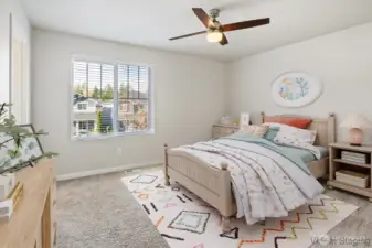 Virtually Staged- Bedroom #3