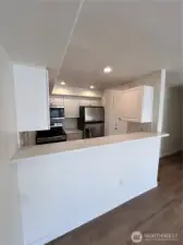 Dining Room View Back to Kitchen