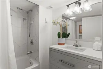 Bathroom in the basement