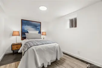 1st bedroom in Basement