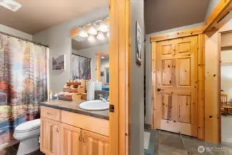 Full bathroom downstairs.