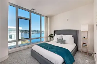 Second Bedroom Suite, with Views of Manette Bridge