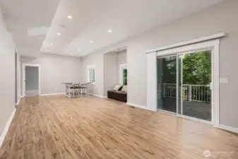 Basement living area
