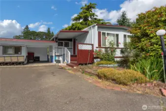 Front of Home With Covered Parking