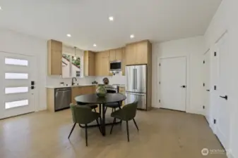 Kitchen and dinning open concept