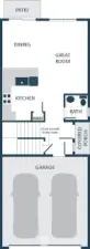 IMAGE IS A RENDERING Photographs are for illustrative purposes only. Features, finishes, interior/exterior colors, landscaping and floorplan shown may vary from actual homes built.