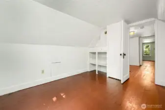 The second of two upper bedrooms.