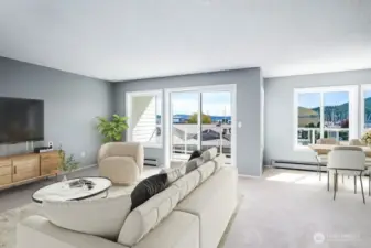 Views to the South over Burrows Bay