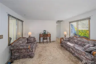 Roomy Living area