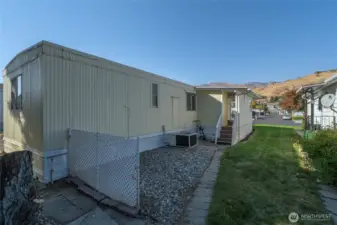 N side yard
