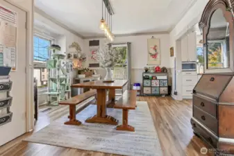 Main level dining room